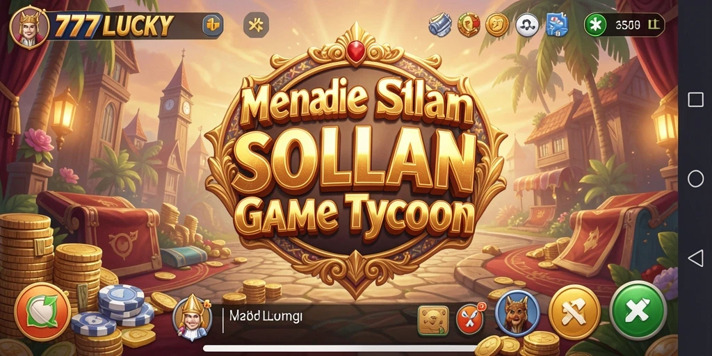 Tampilan gameplay menakjubkan dari 777LUCKY Tycoon.