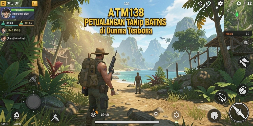 Screenshot ATM138 menampilkan pemain menjelajahi dunia terbuka yang luas.