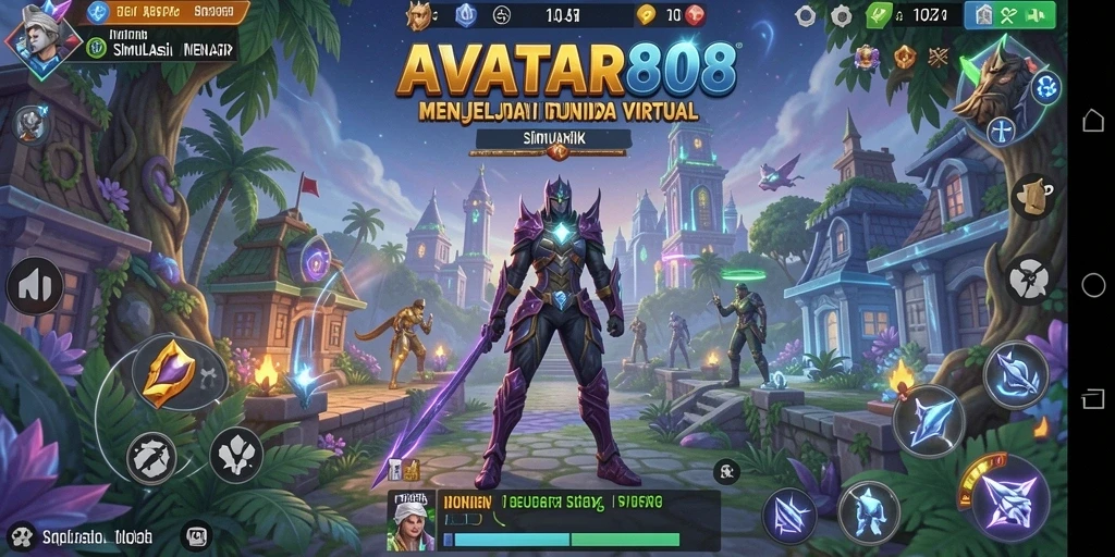 Tampilan gameplay menarik dan interaktif dari AVATAR808.