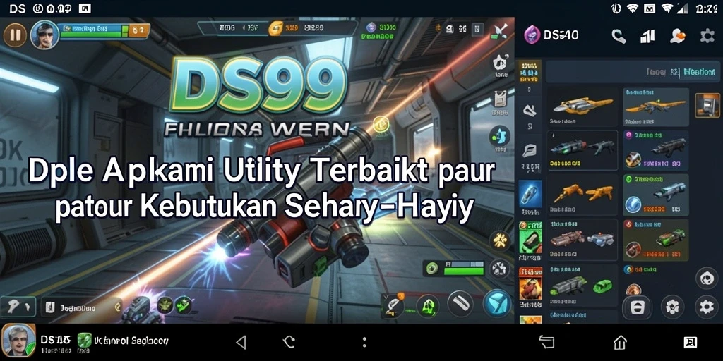Tampilan screenshot utama DS99 dengan fitur utility yang menarik.