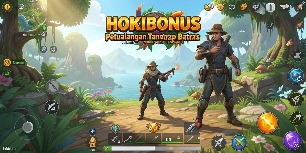Tampilan gameplay HOKIBONUS yang menakjubkan di dunia terbuka.