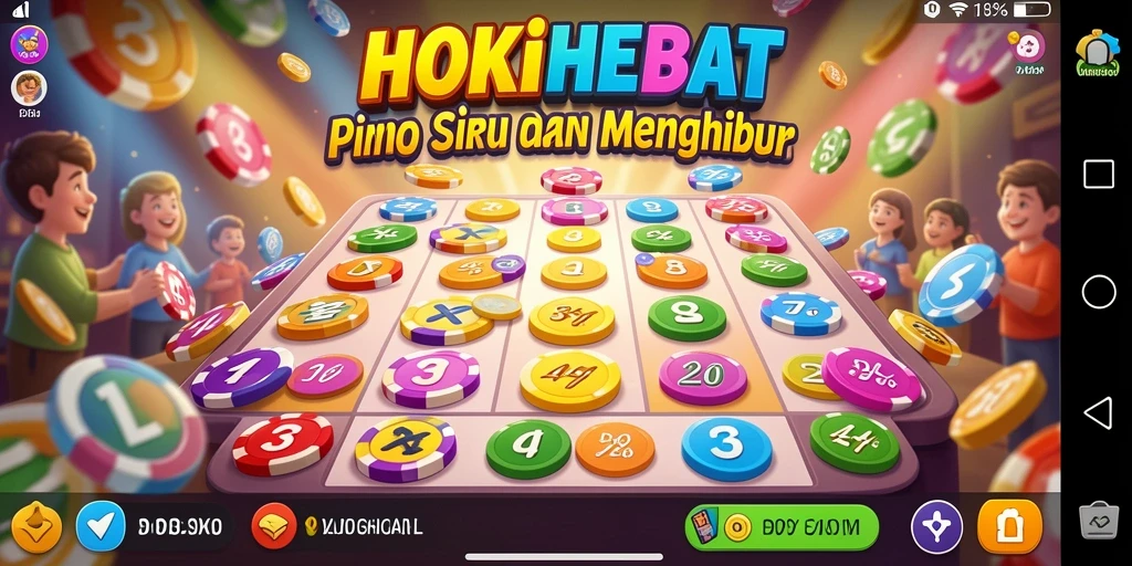 Screenshot gameplay HOKIHEBAT yang menunjukkan keseruan permainan Bingo.
