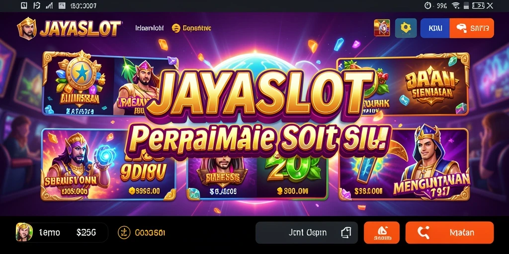 Gameplay menarik dalam JAYASLOT dengan berbagai tema slot.