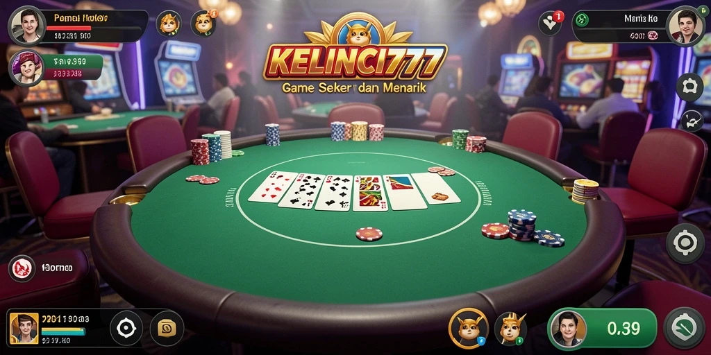 Tampilan gameplay seru dalam KELINCI777 dengan interaksi pemain.