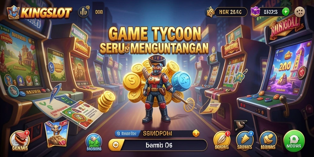 Tampilan gameplay KINGSLOT yang menarik dan penuh warna.