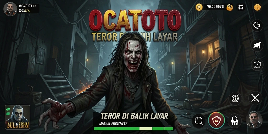 Screenshot menampilkan momen menegangkan dalam gameplay OCATOTO.