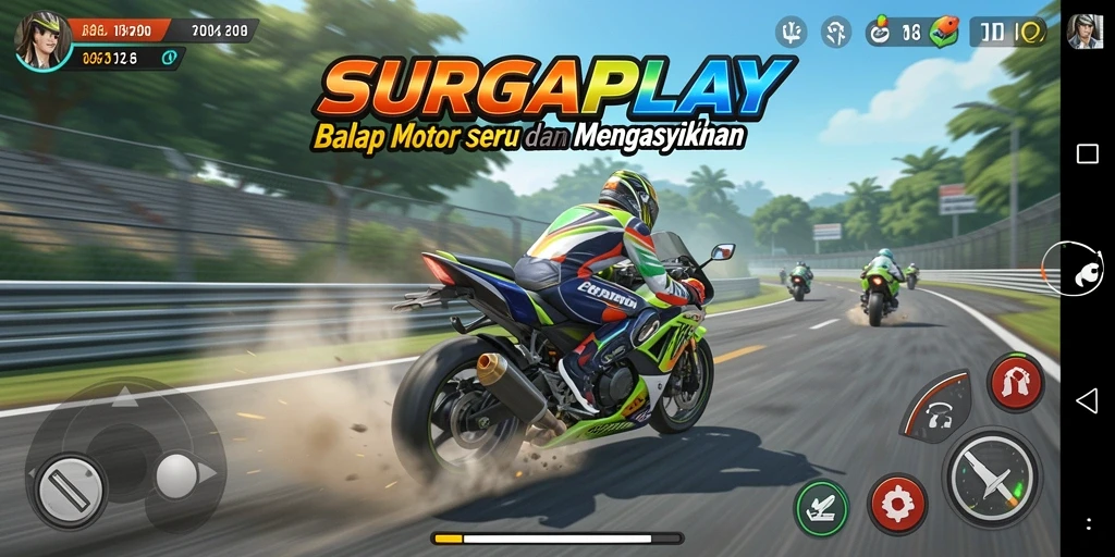 Gameplay seru dengan kecepatan tinggi di SURGAPLAY.