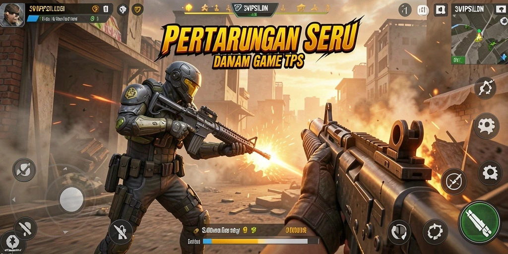 Tangkapan layar menunjukkan aksi gameplay seru dalam SVIPSILDN.